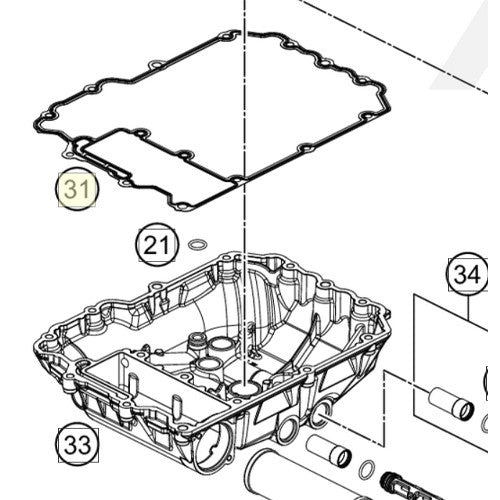 V837084412 SUMP GASKET